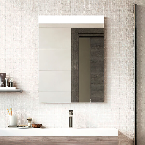 Roca Prisma Basic Mirror With Upper LED Lighting 812257000