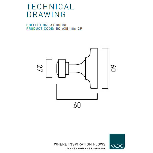 Technical drawing QS-V113553 / BC-AXB-186-CP
