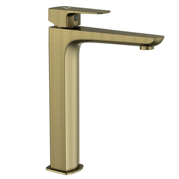 Alternate image of Jaquar Kubix Deck Mounted Square High Neck Mono Basin Mixer Tap - Lever Handle