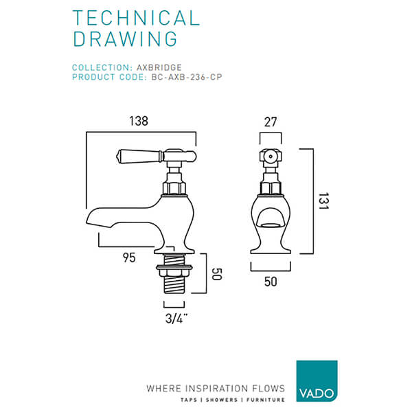 Technical drawing QS-V113554 / BC-AXB-236-CP