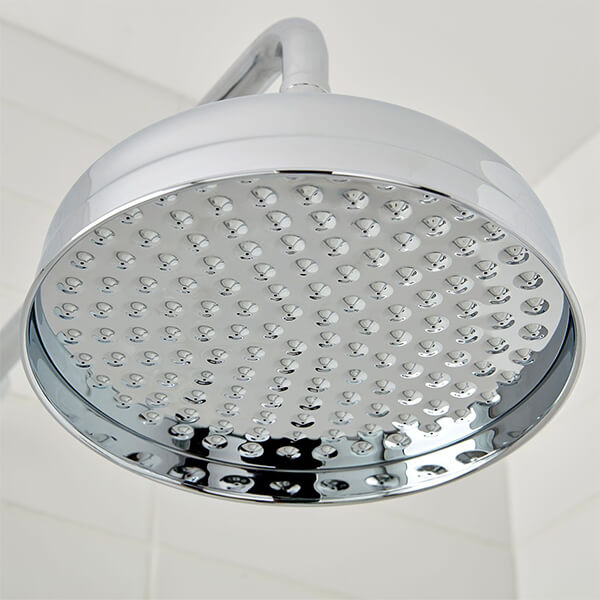 Vado Axbridge Round Fixed Shower Head 205 x 205mm - Single Spray Mode