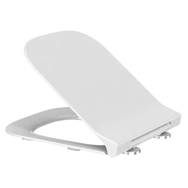 Tavistock Compass Slim Square Soft Close Toilet Seat - 345 x 425mm