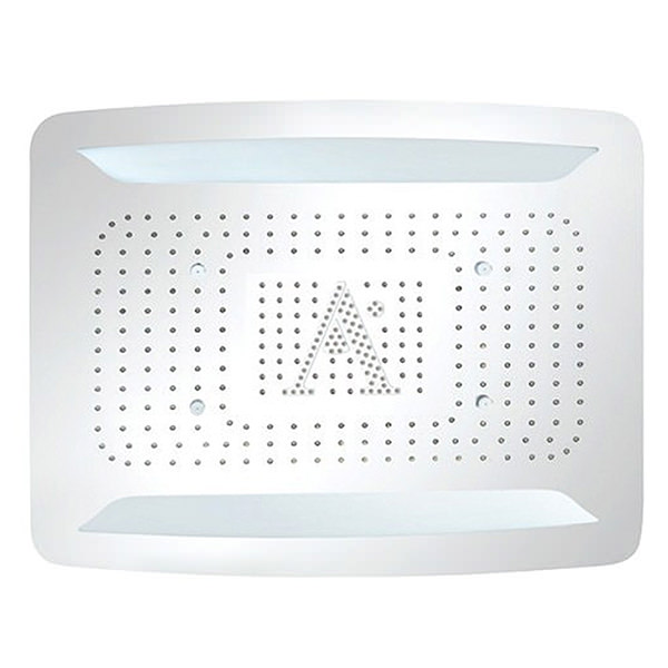 Jaquar Artize Rainjoy Shower Head with RGB LED Light 600 x 472mm - 3 Spay Modes - Stainless Steel