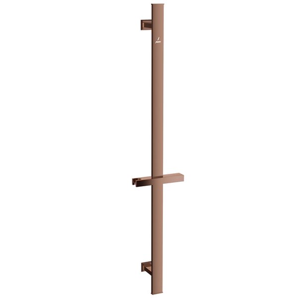 Alternate image of Jaquar Flat Rectangular Slide Rail and Handset Holder Only - 700mm High