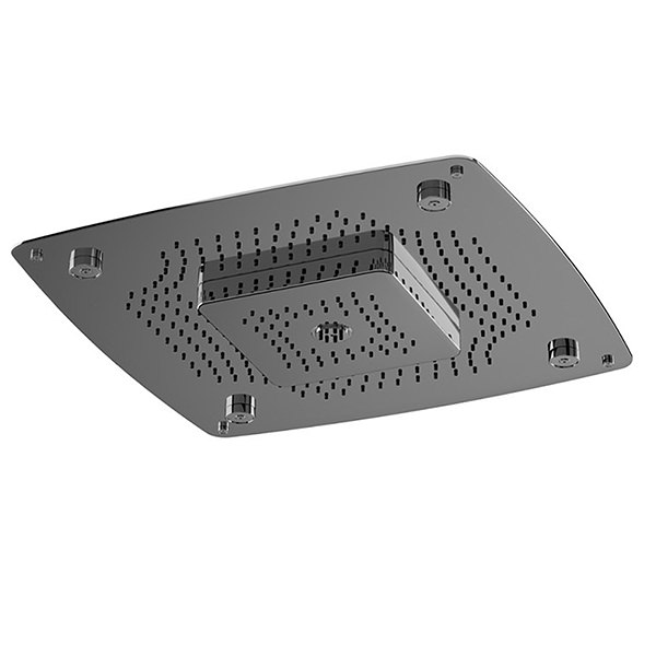 Additional image of Jaquar Artize Rainjoy Square Shower Head with RGB Light 500 x 500mm - 4 Spay Modes - Stainless Steel