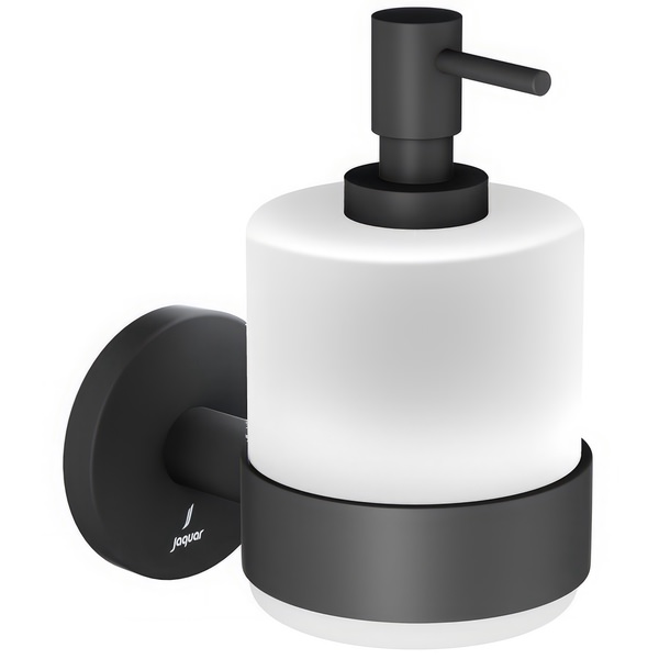 Additional image of Jaquar Continental Wall-Mounted Liquid Soap Dispenser With Glass Bottle