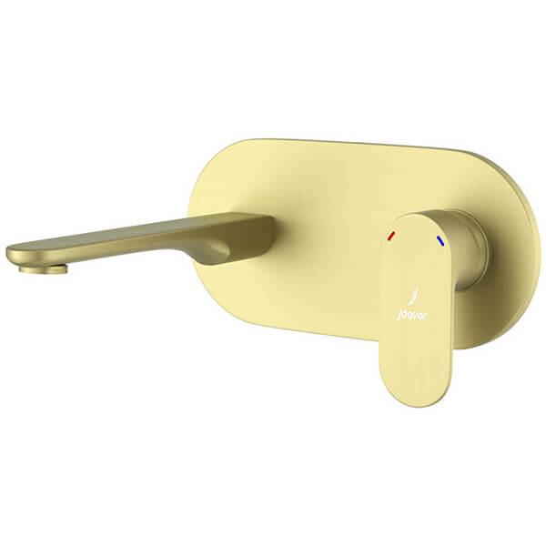 Additional image of Jaquar Opal Prime 2 Hole Basin Mixer Tap with Straight Spout - Lever Handle - Wall Mounted