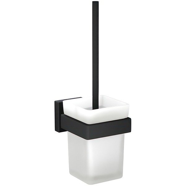 Additional image of Jaguar Kubix Prime Wall Mounted Toilet Brush and Holder