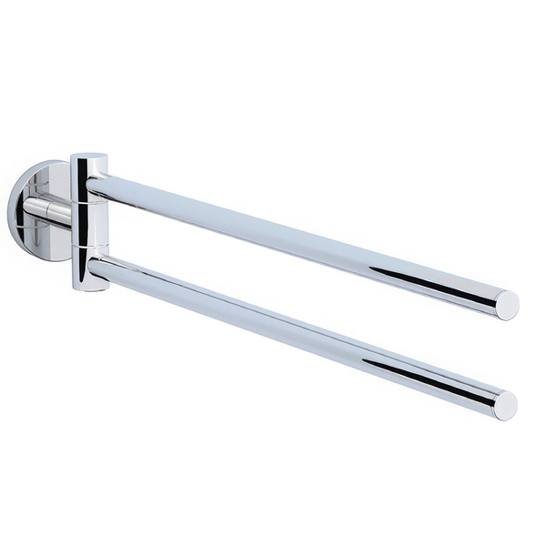 Jaquar Continental Stainless Steel Twin Swivel Towel Rail 405mm