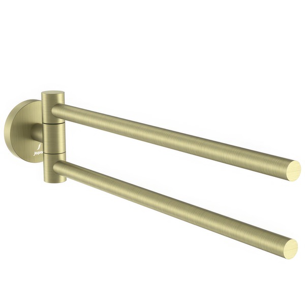 Additional image of Jaquar Continental Stainless Steel Twin Swivel Towel Rail 405mm