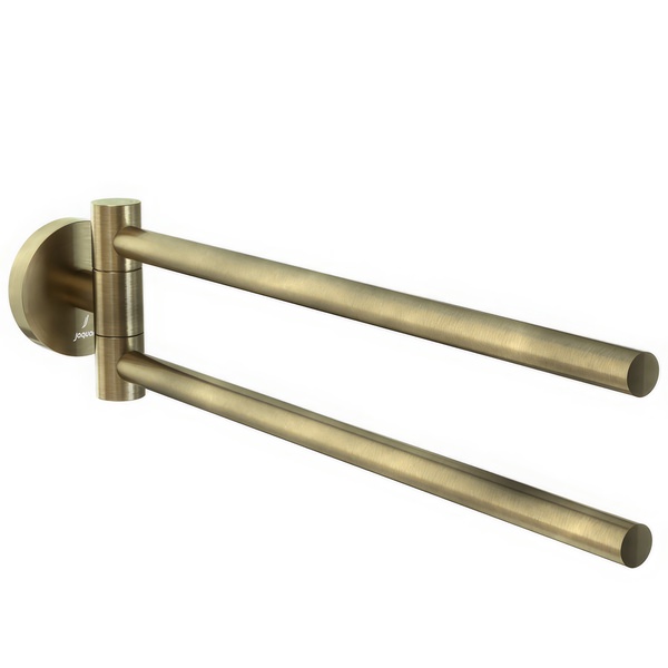 Alternate image of Jaquar Continental Stainless Steel Twin Swivel Towel Rail 405mm