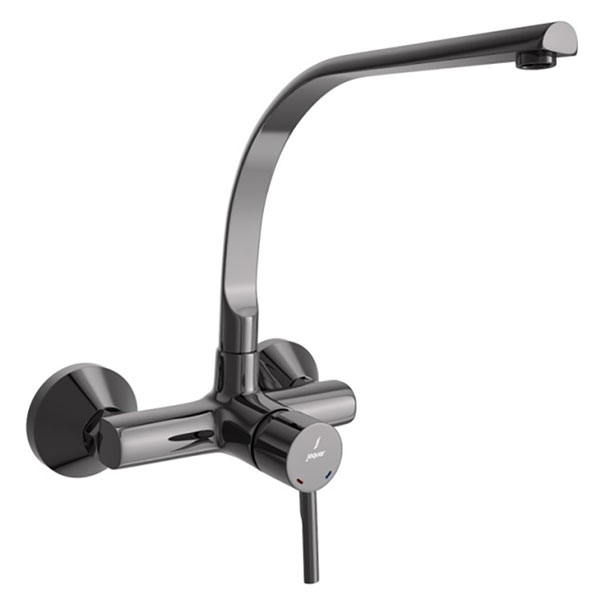 Additional image of Jaquar Florentine Prime Wall Mounted Kitchen Sink Mixer Tap - Swivel Spout and Stick Handle