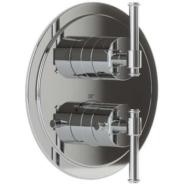Jaquar Artize VIC Recessed Traditional Round Thermostatic Shower Valve - 2 Controls