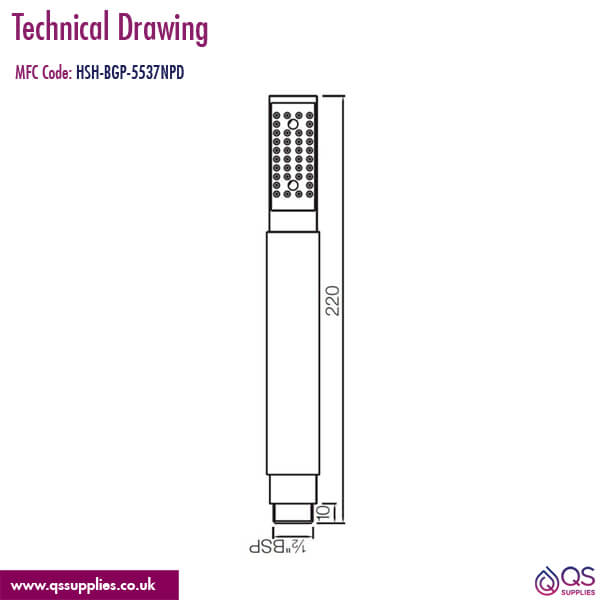 Technical drawing QS-V113579 / HSH-BGP-5537NPD