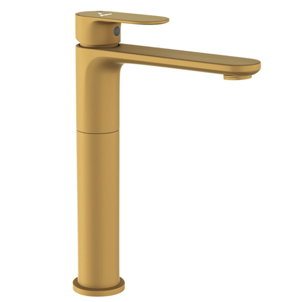 Alternate image of Jaquar Opal Prime Deck Mounted High Neck Basin Mixer Tap - 265mm High - Stick Handle