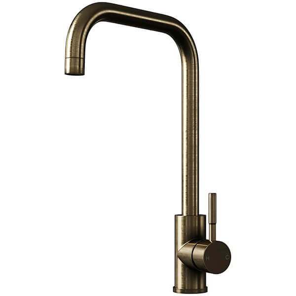 Alternate image of Nuie Top-Fix Vito Square Kitchen Sink Mixer Tap with U-Shaped Spout - Stick Handle