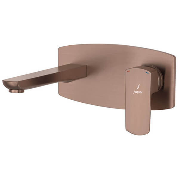 Alternate image of Jaquar Kubix Prime 2 Hole Basin Mixer Tap with Straight Spout - Lever Handle - Wall Mounted