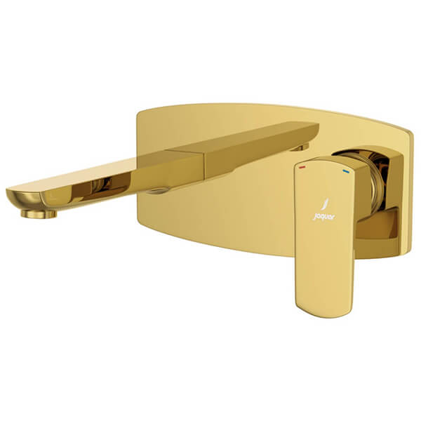 Alternate image of Jaquar Kubix Prime 2 Hole Basin Mixer Tap with Straight Spout - Lever Handle - Wall Mounted