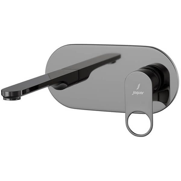 Alternate image of Jaquar Ornamix Prime 2 Hole Basin Mixer Tap with Straight Spout - Lever Handle - Wall Mounted