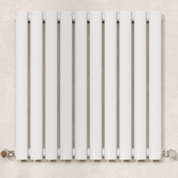 Alternate image of Hudson Reed Revive Horizontal Contemporary Column Radiator 600mm High - Steel