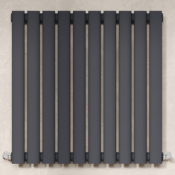 Alternate image of Hudson Reed Revive Horizontal Contemporary Column Radiator 600mm High - Steel