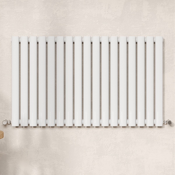 Alternate image of Hudson Reed Revive Horizontal Contemporary Column Radiator 600mm High - Steel