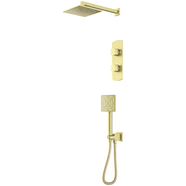 Additional image of Jaguar Kubix Prime Square Thermostatic Shower Set

