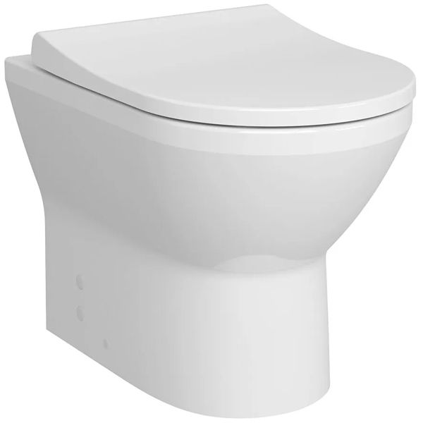 VitrA Integra Back To Wall Rimless WC Pan - White - 355 x 540mm