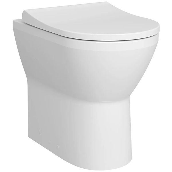 Additional image of VitrA Integra Back To Wall Rimless WC Pan - White - 355 x 540mm