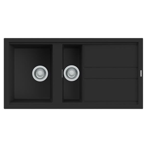 Reginox Best-15 Granite Inset Kitchen Sink with Waste - 1.5 Bowl - 1000 x 510mm