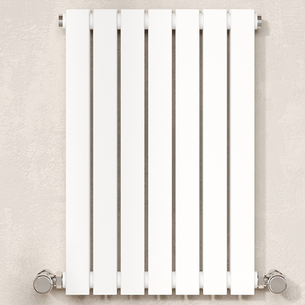 Alternate image of Hudson Reed Sloane Horizontal Flat Radiator 600mm High - Steel - Double Panel