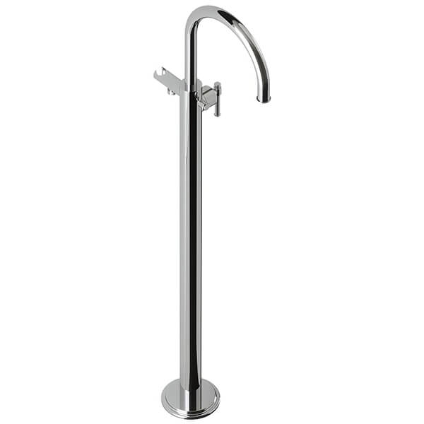 Jaquar Artize VIC Traditional Floorstanding Bath Mixer Tap - Side Action Stick Handle