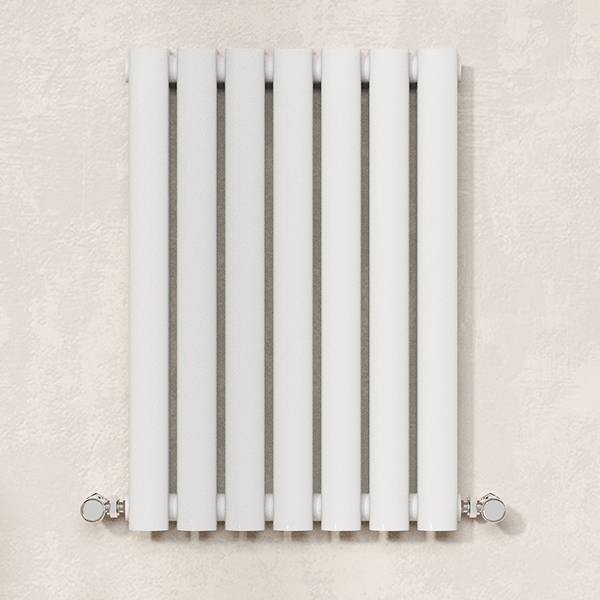 Alternate image of Hudson Reed Revive Horizontal Contemporary Column Radiator 600mm High - Steel - Double Panel