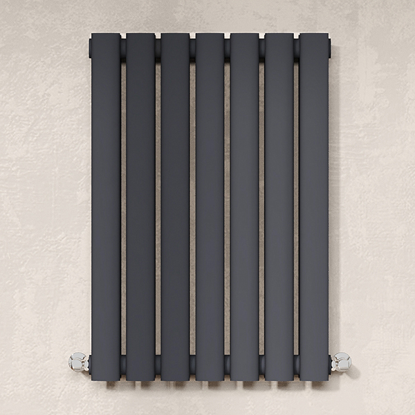 Alternate image of Hudson Reed Revive Horizontal Contemporary Column Radiator 600mm High - Steel - Double Panel