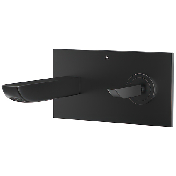 Additional image of Jaguar Artize Lexa 2 Hole Basin Mixer Tap with Straight Spout - Joy-Stick Handle - Wall Mounted