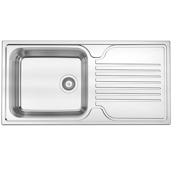 Additional image of Reginox Senator-10 Stainless Steel Inset Kitchen Sink with Drainer 1000 x 500mm - 1 Bowl