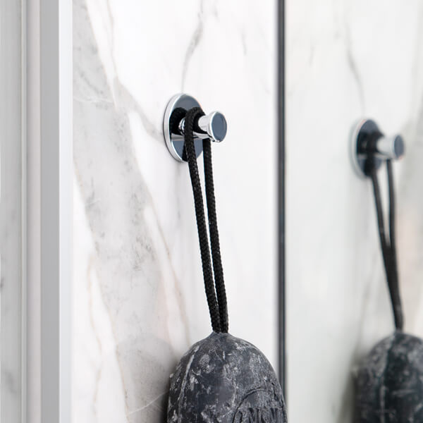 Alternate image of Smedbo Dot Round Towel Hook - Wall Mounted