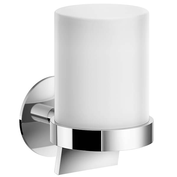 Smedbo DOT Wall Mounted Soap Dispenser with Holder and Backplate