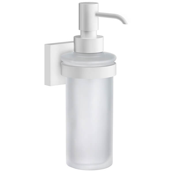 Additional image of Smedbo House Holder With Frosted Glass Soap Dispenser