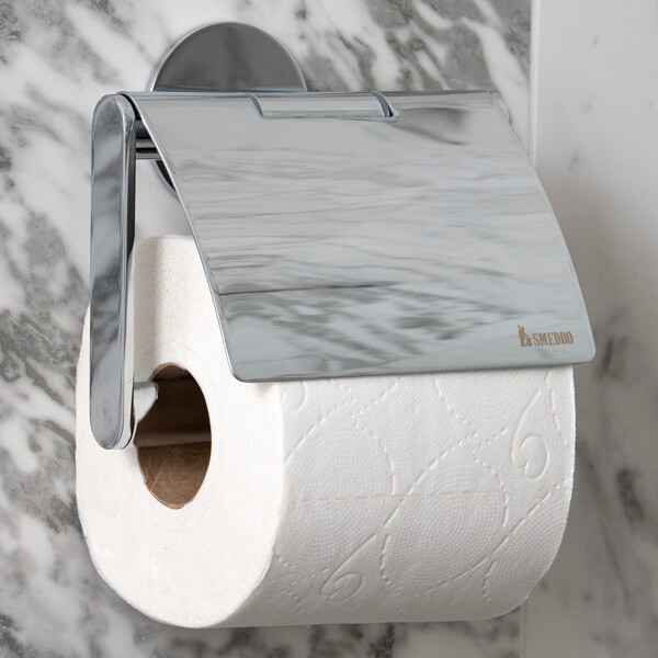 Alternate image of Smedbo DOT Self-Adhesive Wall Mounted Toilet Roll Holder
