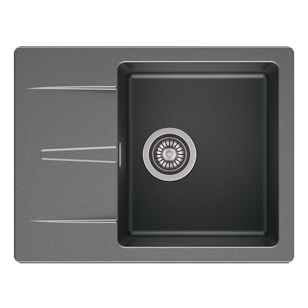 Alternate image of Reginox Avignon-10 Granite Inset Kitchen Sink with Drainer 595 x 460mm - 1 Bowl