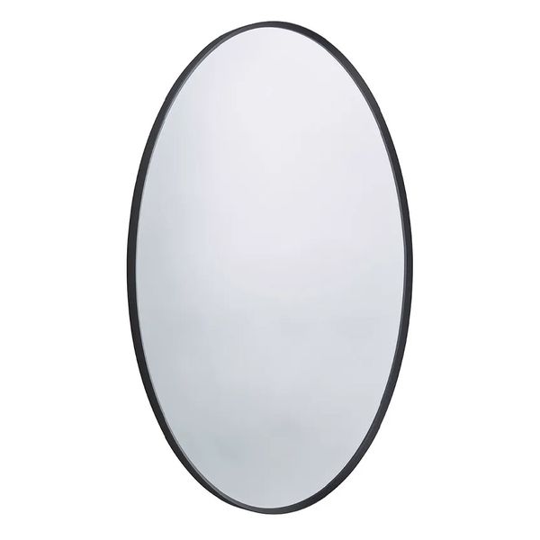 Tavistock Verge Oval Bathroom Mirror 500 x 700mm Aluminium Frame
