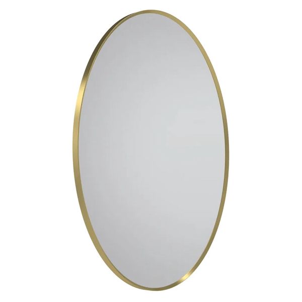 Additional image of Tavistock Verge Oval Bathroom Mirror 500 x 700mm Aluminium Frame