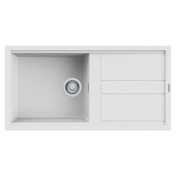 Additional image of Reginox Best-10 Granite Inset Kitchen Sink with Drainer 1000 x 510mm - One Bowl