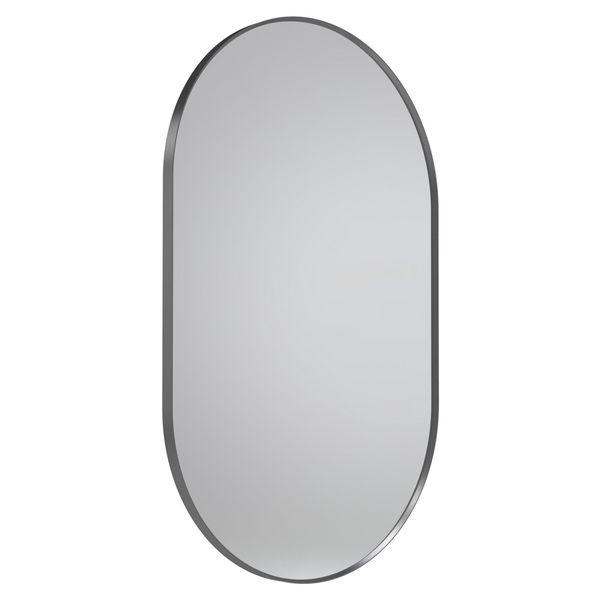 Additional image of Tavistock Verge Non-Illuminated Pill Mirror 500 x 800mm - Aluminium Frame