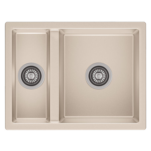 Alternate image of Reginox Toulon Granite Kitchen Sink with Waste Kit 600 x 460mm - 1.5 Bowl