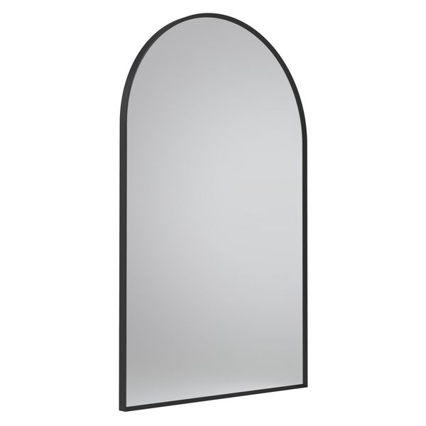 Tavistock Verge Non-Illuminated Arc Mirror - Aluminium Frame - 500 x 800mm