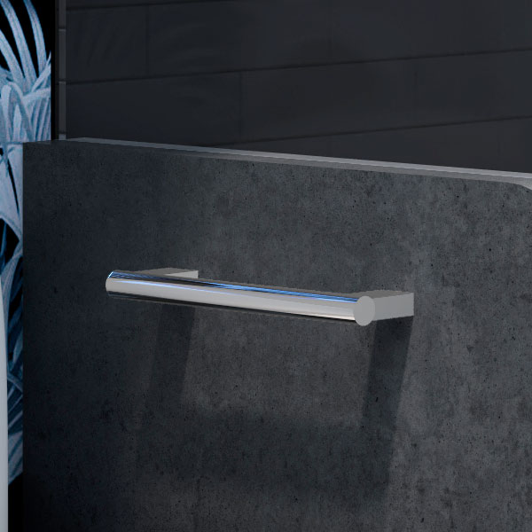 Smedbo Living Contemporary Stainless Steel Grab Bar - For Bath & Shower Area