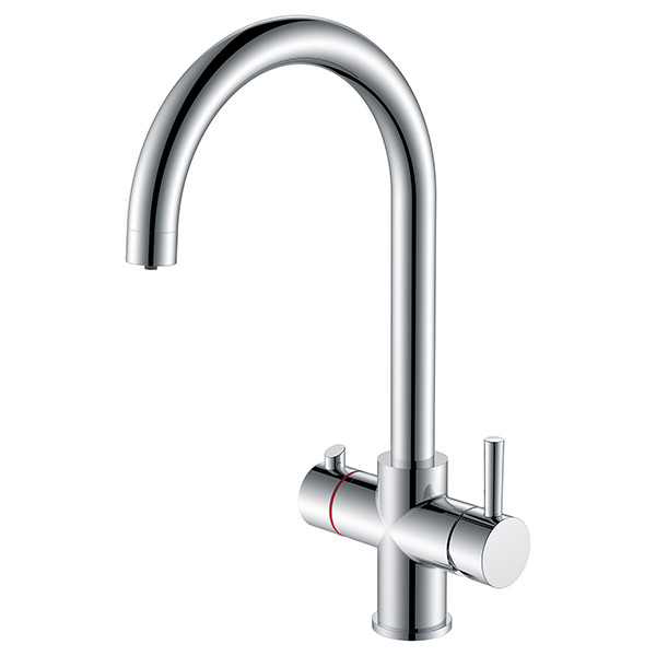 Additional image of Reginox Attenzi 3-in-1 Instant Hot Water Kitchen Tap with Filter - 360 Degree Swivel Spout