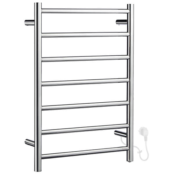 Smedbo Dry Electric Towel Rail - 500 x 689mm -  Stainless Steel